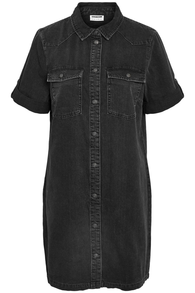 NMNEW SIGNE S/S DENIM DRESS WG001BL 27030039 Black